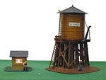 Model Power 561 Ho Silverton Water Tank & Shed Lighted W/2 Handpainted Figures. Fixed Price $23.78.
