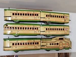 Vintage Marx Union Pacific M10005 Streamliner Tin Train Engine With Cars. Fixed Price $129.00.