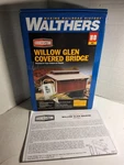 Walthers Cornerstone - Ho Willow Glen Covered Bridge Kit. Fixed Price $23.25.