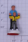 K-line K42423-9B Ice Skating Pond Man And Boy Figure. Fixed Price $10.00.