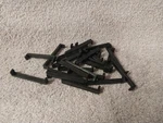 Bachmann 88078-F 3/64" Long Straight To Plastic Track Clip Locks (24). Fixed Price $14.99.