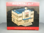 Scale Vintage Plasticville HS-6 Hospital Kit Complete W/all Parts, Unbroken. Fixed Price $24.95.