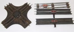 Post War Lionel No 20 Crossing, (1) 6149 & (2) 6049 Uncoupling Tracks For Parts. Fixed Price $9.95.