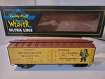 Weaver Ultra Line Heilman's Lager Wood Side Refrigerator Car 3-RAIL U3127L New. Fixed Price $62.50.
