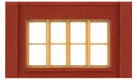Woodland Scenics Dpm 30147 Ho Scale One Story Wall Sections - Victorian Windows. Fixed Price $8.99.