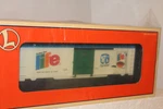 Lionel #36200 9700 Life Cereal Boxcar. Fixed Price $134.96.