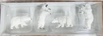Preiser #79716 Animals -- Polar Bears (4) 1:160 Scale (plastic Figures). Fixed Price $18.89.