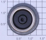 American Flyer 4696-1 Standard Gauge Black Trailing Wheel With Nickel Rim (12). Fixed Price $25.20.