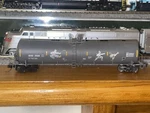 Atlas Scale Trinity 25500 Tank Car, Admx Kung Fu Graffiti #28589. Fixed Price $35.50.