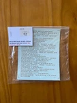 Decals, Pullman Car Names, Gold Leaf, Scale Set #21 Model Trains New. Fixed Price $5.00.