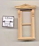 Half Scale Window Victorian- 1:24 Dollhouse Wooden H5042 Houseworks G. Fixed Price $18.38.