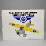 Eastwood Automobilia U.s. Army Air Corps Lockheed Vega Die Cast Metal Coin Bank. Fixed Price $19.99.