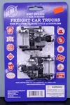 Ready Made Trains RMT992302 Freight Car Trucks Friction Bearing Style W/couplers. Fixed Price $19.99.