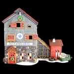 Department New England Village / Vintage 1993 "blue Star Ice Co." #5647-2. Fixed Price $71.50.