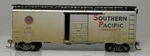 Ho Scale Weathered 40' Single Door Boxcar Southern Pacific 'overnights' #163985. Fixed Price $23.00.