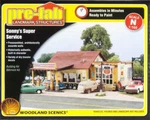 Woodland Scenics PF5203 Pre-fab Sonny's Super Service Structure Kit. Fixed Price $29.95.
