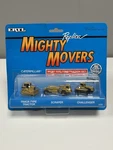 Vintage 1991 Ertl Mighty Movers Replica Caterpillar Micro Size Construction Set. Fixed Price $19.99.