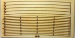 Mrgs 3-RAIL Wood Plank Rr Crossing For Atlas 81"CURVED 6011SECTIONAL Track. Fixed Price $11.95.