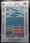 Microscale No. 87-473 Ho Train F40PH-2 Diesels 1985-1997 Decals. Fixed Price $15.00.