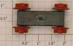 American Flyer XA13A084A Front Truck W/ Red Wheels For Franklin Washington. Fixed Price $9.00.