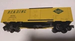 Williams Trains Freight Car 40 Stock Box #30 Reading Lines Yellow Scale. Fixed Price $10.00.