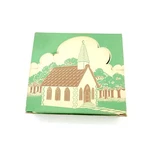 Plasticville CC-8G Church Kit Brown Roof Missing Bell. Fixed Price $19.99.