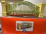Lionel 6-32904 Gauge Green & Cream Tinplate Hellgate Bridge #305/BOX. Fixed Price $245.00.