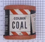 Colber 1001-AC Round Box Of Artificial Coal. Fixed Price $25.00.