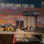 Walthers 933-3087 Ho Goldenflame Fuel Company Building Kit. Fixed Price $35.99.