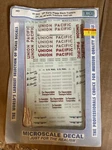 Microscale Decal Ho #87-841 Up Early Piggy Back Trailers 24 , 36 40 W/ Tracto. Fixed Price $6.00.