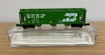 Atlas Model Scale #3734 Burlington Northern Bn 3-BAY Covered Hopper Car Train. Fixed Price $14.95.