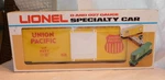 Lionel # 6-9627 Union Pacific High Cube Boxcar. Fixed Price $12.50.