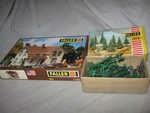X4165 Faller 1130 2 Story Wood House & 318 Pine Trees, Plastic Kits. Fixed Price $14.95.