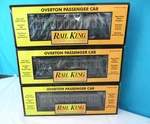 Mth Railking Wanderer 3-CAR Overton Passenger Coach Cars 30-6405 B,c,d, W/ Boxes. Fixed Price $195.99.