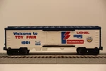 Lionel, O, 6-0512, New York Toy Fair 1981, Reefer Car, #0512, C-8, Ln/nb. Fixed Price $14.45.
