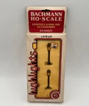 Bachmann Ho Scale Lighted Landscape Accessories Lamp Posts AA424011. Fixed Price $10.43.