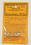 Details West PL-180, Snow Plow 2ND Generation Hood Units, Nos Scale Parts. Fixed Price $5.60.
