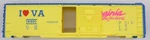 Lionel 9901-3 "virginia For Lovers" Boxcar Shell Only Missing Door. Fixed Price $8.00.