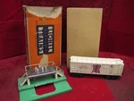 Lionel Operating Milk Car With Platform , Cans And Box + 3472. Fixed Price $19.95.