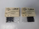Split Jaw Scale Track Insulting Rail Clamps 8 Each New. Fixed Price $21.95.