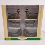 Lemax Village Collection Stone Wall Set Of Table Accents 2006 In Box. Fixed Price $19.99.