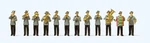 Rifle Association Band (12) Figure Set Preiser 24611. Fixed Price $56.03.