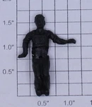 Lionel 50-84 Gauge Black Fixed Crewman Figure (10). Fixed Price $18.00.