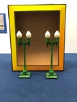 Mth #580-2 Pea Green Street 2-LAMP Set 30-1080. Fixed Price $34.99.
