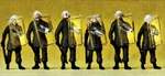 Preiser 10393 Ho German Riot Policemen Figures With Shields Up (set Of 6). Fixed Price $35.11.