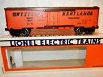Lionel 6-19511 Western Maryland Reefer Freight Train Car Gauge Lnwith Box-. Fixed Price $19.99.
