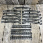 Tyco Ho Scale Model Train Track Lot 11 Curve 4 Straight Vintage Austria. Fixed Price $15.95.
