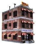 Life-like Belvedere Downtown Hotel Kit 5-1/2 X 2-1/2IN 14 6.4CM 1339. Fixed Price $23.98.