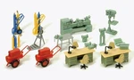 Workshop Interior Kit Painted Preiser 17185. Fixed Price $56.49.