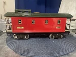 Lionel Classics Tinplate #5160 Red/green Caboose New. Fixed Price $124.99.